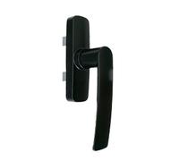 Poignée crémone à 2 doigts - menuiserie aluminium - GEA noir FAPIM