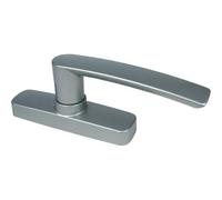 Poignée crémone pour menuiserie aluminium à 1 fourche - GEA noir 9005 FAPIM