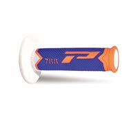 Poignée Cross PROGRIP 788 Triple Densité (Couleur : Orange Fluo / Bleu/Blanc) R