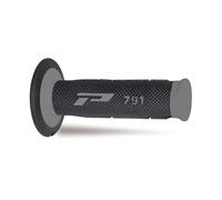 Progrip Handlebar Saisit 791, Cross, Noir/Gris, Pour 7/8 Pouces Guidon, Fermé, Noir-Gris Noir Gris