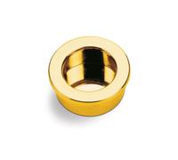 Poignée cuvette Ø 40 mm ESTAMP - doré brillant - 3511/100