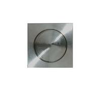 Poignée cuvette carrée à encastrer - Inox Brossé Inox