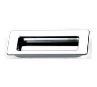 Poignée cuvette Inlay 145x50mm chromé brillant - ESTAMP - 3701400 argent/chrome G