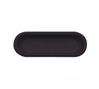 Poignée cuvette - plastique - noir - 82x29 mm CADAP