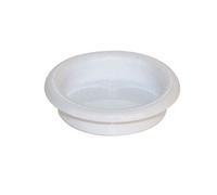 Poignée cuvette ronde diamètre de 30mm plastique finition blanc - - 863/5S