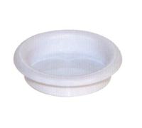 Poignée cuvette ronde MONIN - Ø 40 mm - blanche - 131210