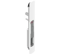 Poignée cuvette Solena montage simple gauche -pour profil de 31 à 46mm - Blanc RAL 9016 brillant LA CROISÉE DS