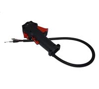 Poignée d'accélérateur compatible avec débroussailleuse Rotfuchs MFT52 4 en 1 / Arebos AR-HE-MW52C / Timbertech MFS52