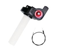 Poignée d'accélérateur de moto avec câble - Poignée rotative ergonomique pour volets de moto, contrôle du liquide - Accessoire coloré pour scooter, quad, véhicule, moto de course et cyclomoteur