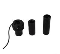 Poignée d'accélérateur de vélo électrique avec fiche SM de 2,8 mm à 3 broches pour conversion de vélo électrique, commande du guidon demi-poignée, câble de 1,5 m, poignées ABS + TPE - Diamètre du trou