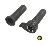 Poignée d'accélérateur de vélo électrique avec interface 3 broches femelle/mâle pour Bafang BBS01/BBS02/BBS03 et pour moteurs Julet, ABS + TPE, 140 mm, noir (3 broches femelle)