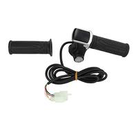 Poignée D'accélérateur de Vélo électrique, Poignée D'accélérateur Universelle de Torsion de Vélo électrique Poignée D'accélérateur D'affichage à LED Antidérapante avec la Clé