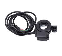 PoignéE D'accéLéRateur De VéLo, Interrupteur De Trompette IntéGré, éTanche, Durable, Accessoires De Modification De VéLo éLectrique