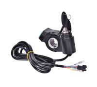 Poignée D'accélérateur Demi Poignet Pour Vélo Électrique, 1 Ensemble, Indicateur D'affichage Led/Clé De Verrouillage, Demi Tour D'accélérateur