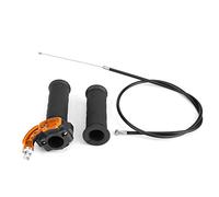 Poignée D'Accélérateur électrique pour Accélérateur de Moto pour Mini Moteurs et Vélos de Poche - Conception Universelle pour un Contrôle Stable - Compatible avec Guidon de 22 Mm - Noir - 1