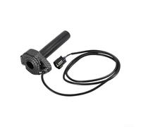 Poignée d'accélérateur électrique pour vélo Sur Ron pour Light Bee, accélérateur Hall en alliage 6061 de 22,2 mm avec contrôle linéaire de la puissance, noir, longueur 145 mm (noir)