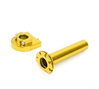 Poignée d'accélérateur haute performance pour moto fabriquée en alliage d'aluminium robuste pour barres de 22 mm offrant une résistance à l'usure durable et une meilleure manipulation en noir, rouge