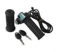 Poignée d'accélérateur pour trottinette électrique avec affichage LED, design ergonomique pour une manipulation confortable