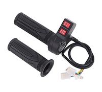 Poignée D'accélérateur pour Vélo électrique Poignées de Contrôle Durables à 3 Vitesses pour Vélos électriques avec Marche Arrière pour une Expérience de Conduite Confortable