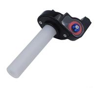 Poignée d'accélérateur robuste pour moto, solution de remplacement rapide (rouge)
