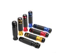 Poignée d'accélérateur rotative en alliage d'aluminium CNC conçue pour une large compatibilité avec les motos (noir et rouge)