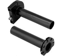 Poignée d'accélérateur universelle, 7/8 22 mm, pour motos et scooters (noir)