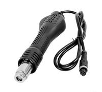 Poignée d'air chaud pour stations de soudure 858A et 858D - Poignée de rechange double tension 12V/24V avec corps en silicone haute température, antidérapant G(24V)