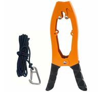Poignée d'ancrage pour canoë avec pince d'ancrage en paracorde (pince de bateau orange avec boucle M8)