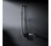 Keuco Poignée d'angle Axess 35006170802 90 degrés, version gauche, 851x381mm, aluminium anodisé argent/chromé