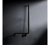 Poignée d'angle Keuco Axess 35006370801 90 degrés, version droite, 851x381mm, noir mat