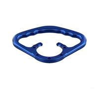 Poignée d'appui pour siège arrière CBR pour moto - En alliage d'aluminium CNC - Barre antidérapante - Bleu