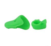Poignée d'archet de violon en silicone pour support incurvé Pinky Bleu