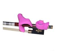 Poignée d'archet de violon en silicone pour toutes les tailles - Appareil de correction de posture pour débutant - Support pour archet de violon - Accessoire de prise en main pour archet d'alto -