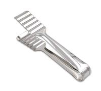 Poignée d'armature, languette, barbecue, pain, crème glacée, salade, pince en acier inoxydable, résistante à la chaleur, fournitures de cuisine et sûres