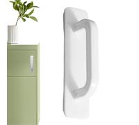 Poignée d'armoire - Poignée de porte en verre, poignée de porte à tirant pour portail sans perçage Poignée d'armoire Poignée pour cuisine, chambre à coucher, salon, étude, balcon