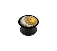 Poignée d'art Cosmique Mystique Yin Yang Soleil Céleste Lune PopSockets PopGrip Adhésif