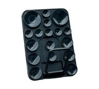 Poignée d'aspiration pour téléphone - Ventouses de téléphone en silicone - Double face - Support d'adsorption puissant et réglable - Support adhésif pour tableau de bord, bureau, console centrale