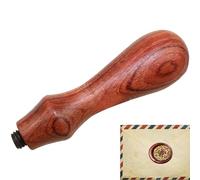 Poignée de à cacheter - Porte-cachet en bois de 7,2 x 2 cm, poignée de rechange lisse, cadeau attentionné | Poignée artisanale élégante pour cartes avec sceau de à cache, invitations