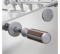 Poignée de baby-foot Garlando Exklusiv argent/poire pour barres de 16mm