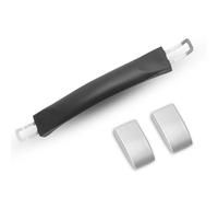 Poignée de Bagage, 24,6cm/9,69 Pouces Poignée de Traction de Coffre à Bagages avec Embout en métal Support de Sangle de Transport de Valise Flexible Portable pour Valise