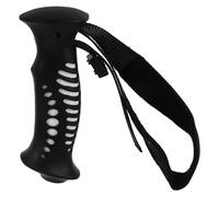 Poignée de Bâton de Randonnée, Nylon Noir, Installation Rapide | Remplacement pour Bâtons de Trekking et Bâtons de Marche, Forme Ergonomique, Usage Extérieur, Terrain Accidenté
