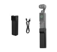Poignée de batterie 5000 mAh pour DJI Osmo Pocket 4/3, portable USB-C, chargeur portable, batterie externe, écran LED, accessoires de voyage pour caméra de poche