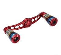 Poignée de bobine en aluminium rouge pour toupies | Construction en alliage d'aluminium, léger, réduit la fatigue de la main, rotation fluide, contrôle précis