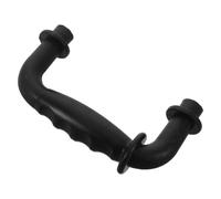 Poignée de Bouclier de Protection pour Sécurité, Prise Ergonomique Noire | Plastique et Fer, Surface Texturée Antidérapante, pour Exercices et Gestion de Foule en Intérieur