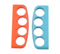 Poignée de boxe ergonomique pour interrupteur Oled Fitness avec dragonne pour Joy-Con - Accessoires de jeu d'entraînement - Noir (orange bleu)