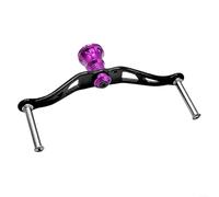 Poignée de bras à bascule en métal, pour moulinets Daiwa Fuego Tatula Exeler Caldia Prorex, empattement de 95 mm, bobine de pêche en aluminium CNC aéronautique, composant de moulinet usiné CNC, noir