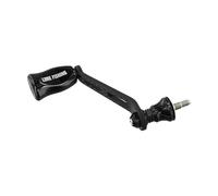 Poignée de bras à bascule unique en fibre de carbone pour moulinet Shimano Stella Stradic Complex F4 Twinpower Cardif Pièce de réparation Noir