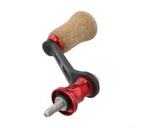 Poignée de bras à bascule unique en fibre de carbone pour Shimano For-Stradic, pour Stella, pour Sahara, For-Vanquish et Twin Power pour moulinets rotatifs - Longueur 70 mm, poignée en liège en