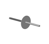 Poignée de brosse Dornbracht, 311mm, 90209750501-19, Couleur: Chrome foncé