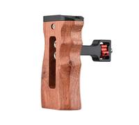 Poignée de Caméra en Bois-côté Gauche/Droit G avec Vis/4 I, Support de Chaussure Froide et Wre-Compatible avec la Vidéo pour Une stabilité Améliorée (1 4 vis)